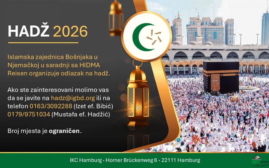 Prijave za Hadž 2026