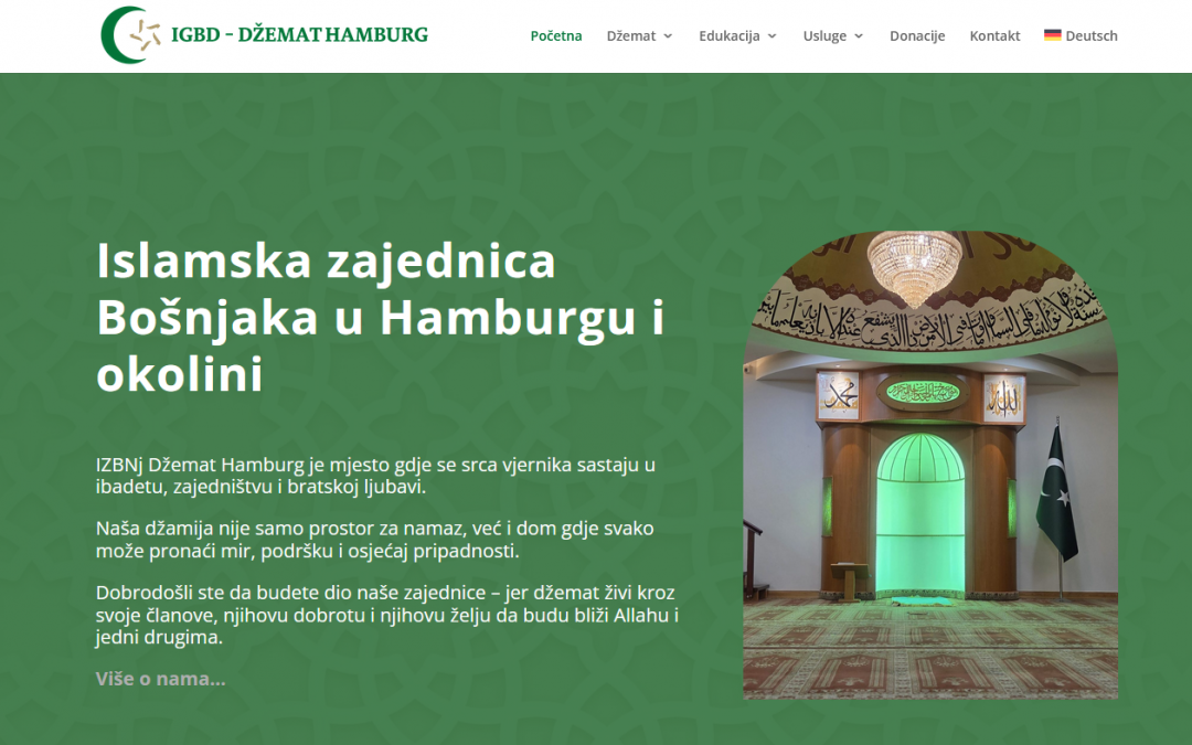 Naša nova web stranica