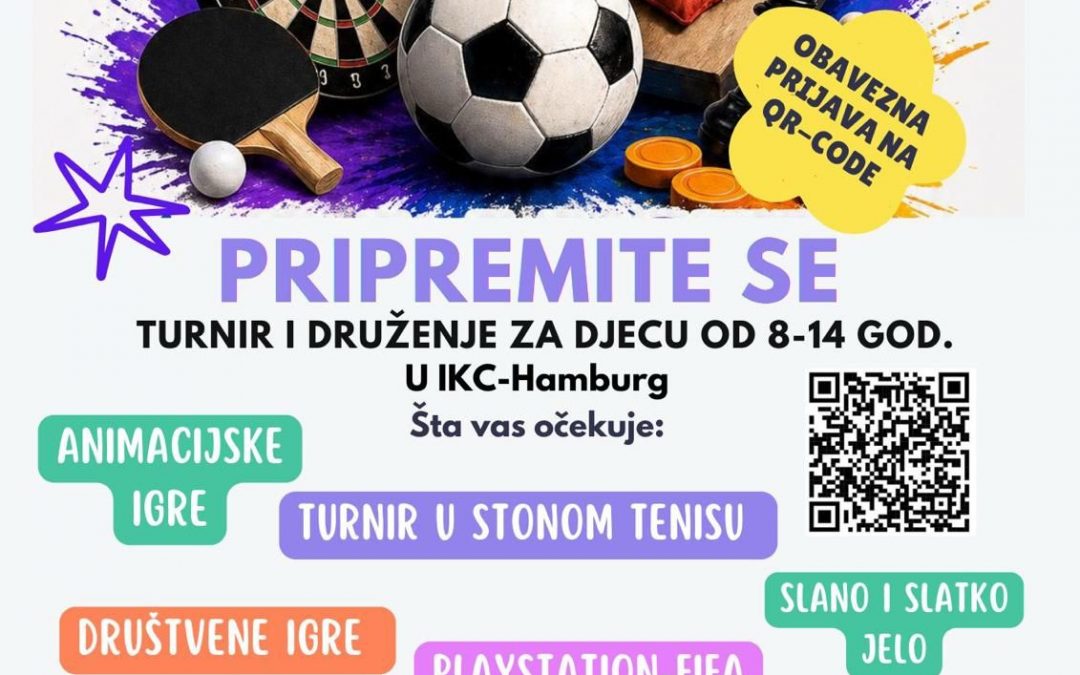 Druženje za djecu uzrasta od 8-14 godina