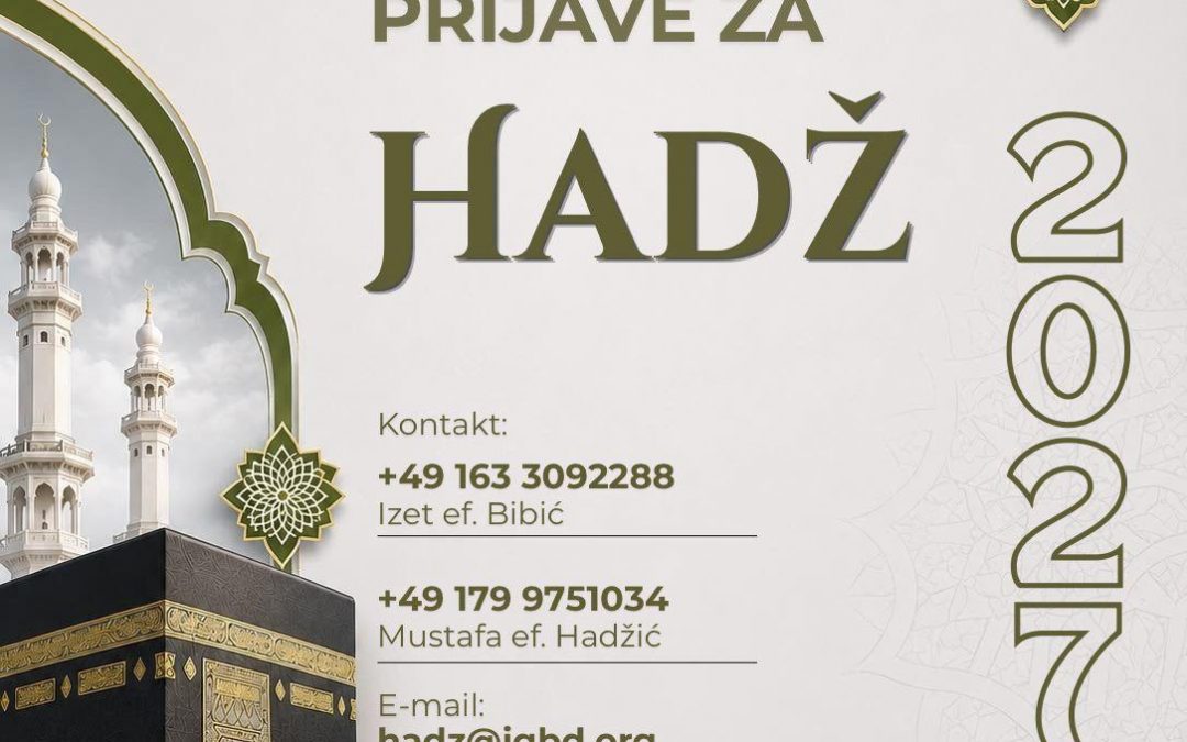 Prijave za hadž 2027