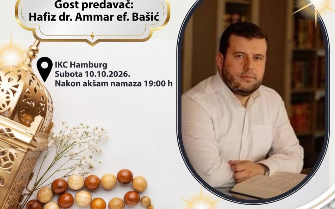 Predavac Hafiz dr. Ammar Bašić